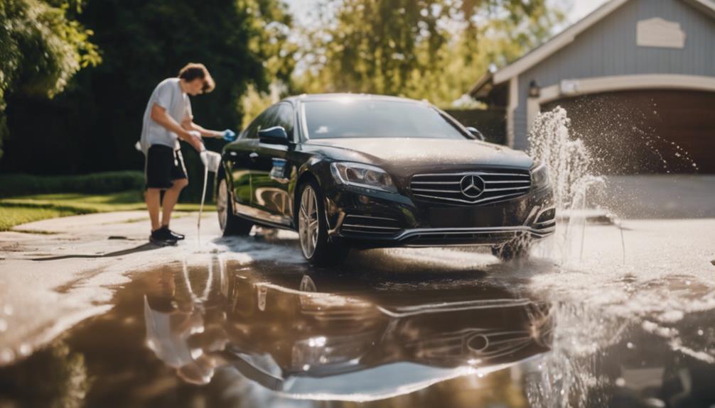 exterior car cleaning steps