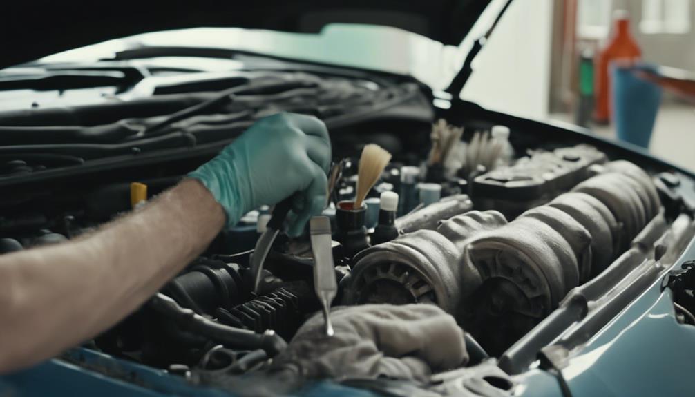 remove grime and residue